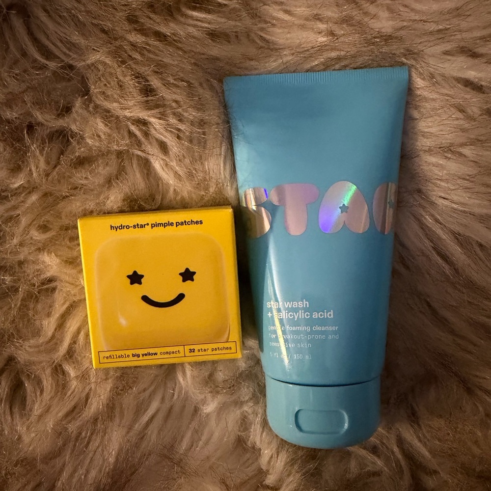 STARFACE Hydro Star Pimple Patch & Salicylic Acid Foaming Cleanser SET